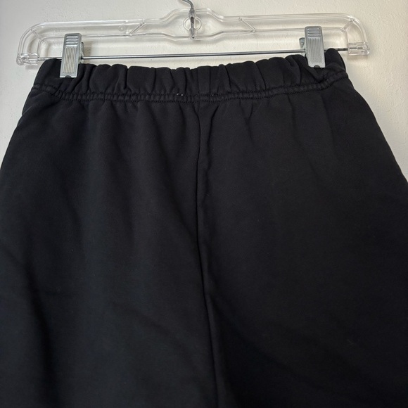 All Things Golden Sweat Shorts Size XS Black Cotton Stretch Loungewear Casual - Picture 7 of 10
